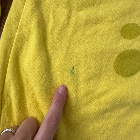 SpongeBob SquarePants Yellow Sweatshirt Youth M (7-9) Cotton/Polyester - Picture 3 of 7